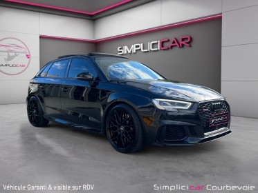 Audi rs3 sportback 2.5 tfsi 400 s tronic 7 quattro daza toit ouvrant démarrage sans clé line assist pack rs volant...