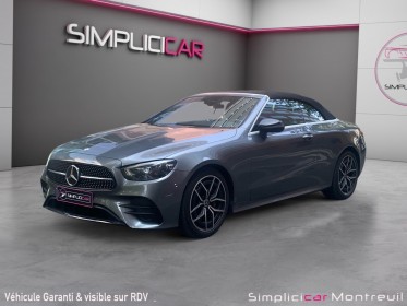 Mercedes classe e cabriolet 220 d 9g-tronic amg line/garantie 12 mois /entretiens full mercedes/garantie 12 mois occasion...