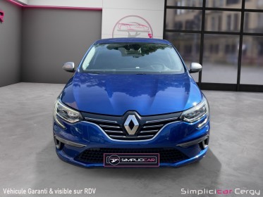 Renault megane iv berline iv tce 140 fap gt-line carplay camera garantie 12 mois occasion cergy (95) simplicicar simplicibike...