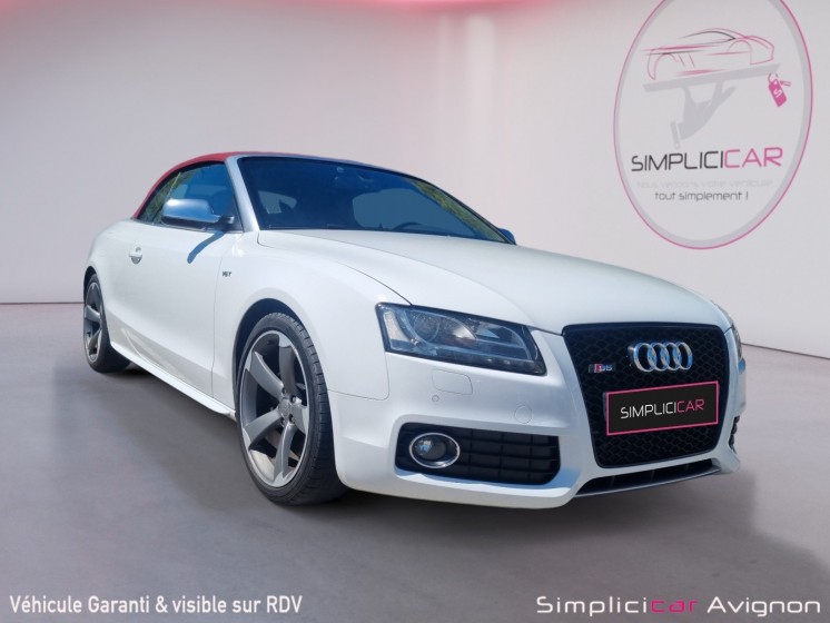 Audi s5 cabriolet full entrtetien 333ch 3.0 v6 tfsi   garantie 12 mois cuir rotor xenon occasion avignon (84) simplicicar...