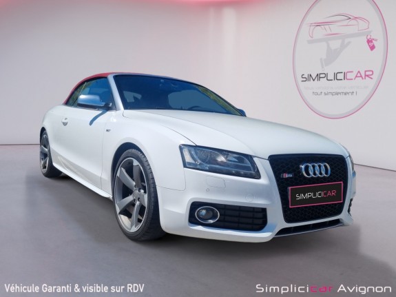 Audi s5 cabriolet full entrtetien 333ch 3.0 v6 tfsi   garantie 12 mois cuir rotor xenon occasion avignon (84) simplicicar...