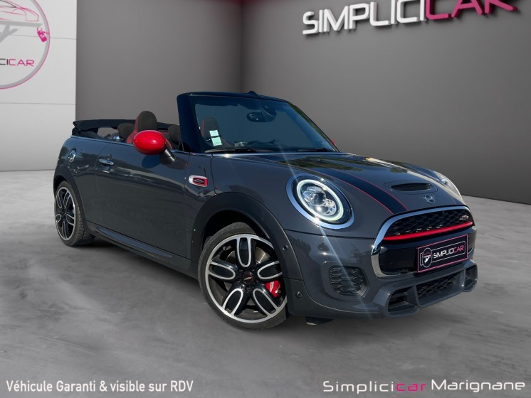 Mini jcw cabriolet 231ch gris nardo harman kardon cam recul affichage tete haute garantie occasion simplicicar marignane ...