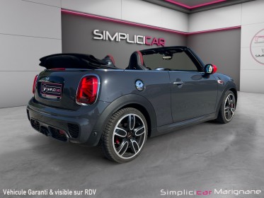 Mini jcw cabriolet 231ch gris nardo harman kardon cam recul affichage tete haute garantie occasion simplicicar marignane ...