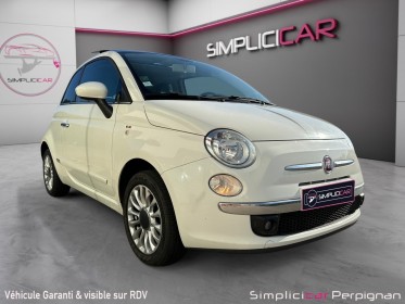 Fiat 500 69ch lounge toit ouvrant garantie 12 mois europe occasion simplicicar perpignan  simplicicar simplicibike france