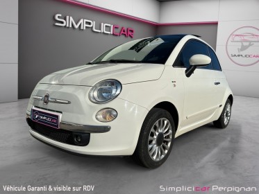 Fiat 500 69ch lounge toit ouvrant garantie 12 mois europe occasion simplicicar perpignan  simplicicar simplicibike france