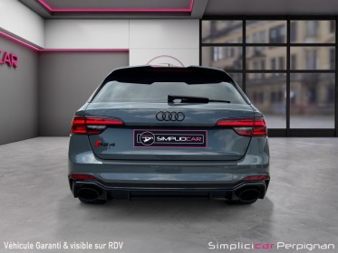 Audi rs4 avant v6 2.9 tfsi 450ch tiptronic 8 daytona grey matrix pack rs gps radar arr garantie 12 mois europe occasion...