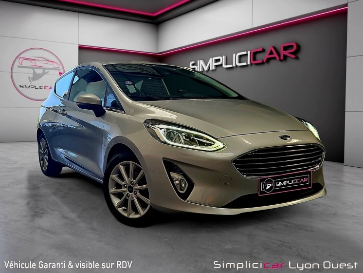 Ford fiesta 1.0 ecoboost 100 ch bvm6 titanium garantie 12 mois occasion simplicicar lyon ouest simplicicar simplicibike france