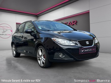 Seat ibiza 1.6 tdi 105 fap sport occasion simplicicar biarritz  simplicicar simplicibike france