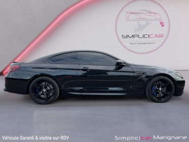 Bmw m6 coupe f13 m dkg/suivi bmw complet/full options/full black/pack carbone interieur/garantie occasion simplicicar...