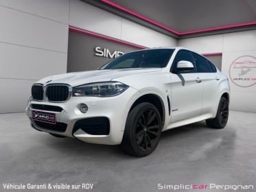 Bmw x6 f16 xdrive30d 258 ch m sport a garantie 12 mois occasion simplicicar perpignan  simplicicar simplicibike france