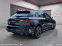 Audi a3 sportback 40 tfsie 204 s tronic 6 s-line / pack cuir surpiqure rouge / entretiens exclusif audi / garantie 12 mois...