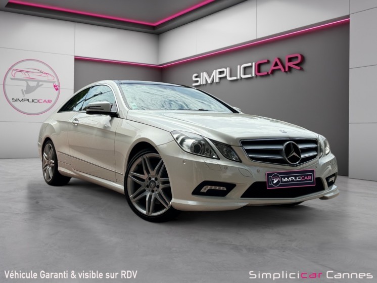 Mercedes classe e coupe 500 a executive full options occasion cannes (06) simplicicar simplicibike france