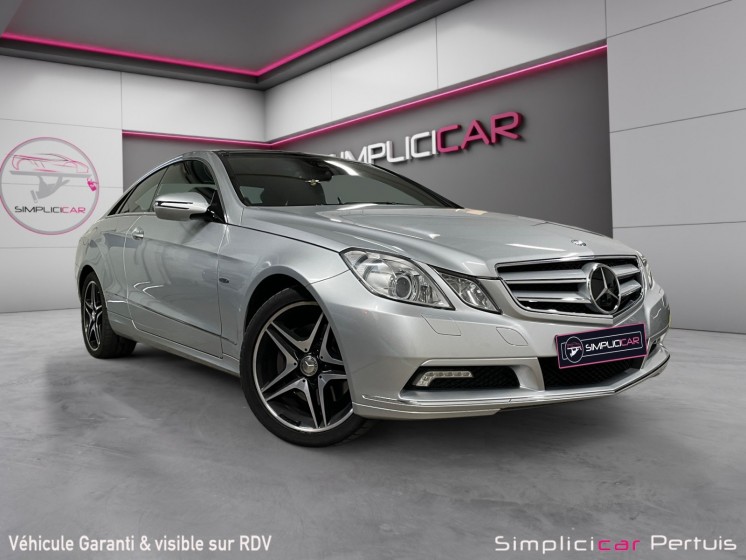 Mercedes classe e coupe 350 cgi executive occasion simplicicar pertuis  simplicicar simplicibike france