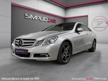 Mercedes classe e coupe 350 cgi executive occasion simplicicar pertuis  simplicicar simplicibike france