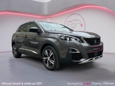 Peugeot 3008 130ch ss eat8 gt line entretien peugeot / garantie 12 mois / toit ouvrant / camÉra de recul occasion paris...