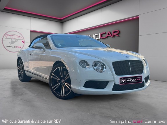 Bentley continental gtc v8 4.0 507 ch bva occasion cannes (06) simplicicar simplicibike france