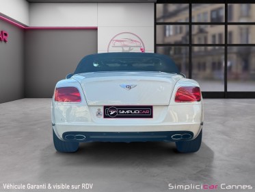 Bentley continental gtc v8 4.0 507 ch bva occasion cannes (06) simplicicar simplicibike france