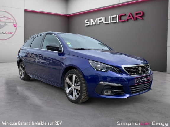 Peugeot 308 sw gt line bluehdi 130ch eat8 carplay camera toit pano occasion cergy (95) simplicicar simplicibike france