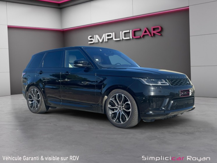 Land rover range rover 2 sport  hse dynamic hybride 404 ch garantie 12 mois occasion simplicicar royan simplicicar...