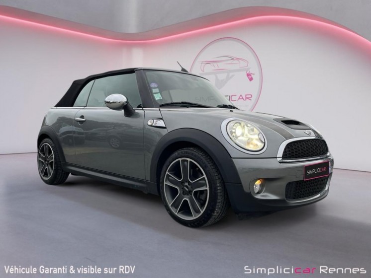 Mini cabriolet r57 1.6 turbo mini cooper s cabriolet decapotable occasion simplicicar rennes simplicicar simplicibike france