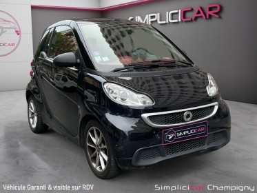 Smart fortwo cabriolet 84 ch cuir rouge - bva -decapotable - cabriolet - cab occasion champigny-sur-marne (94) simplicicar...