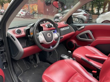 Smart fortwo cabriolet 84 ch cuir rouge - bva -decapotable - cabriolet - cab occasion champigny-sur-marne (94) simplicicar...