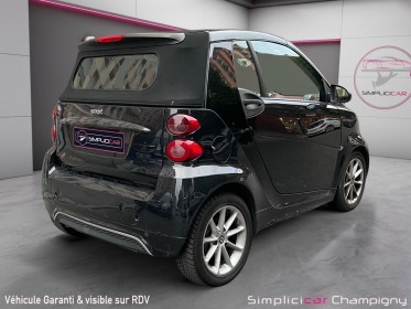 Smart fortwo cabriolet 84 ch cuir rouge - bva -decapotable - cabriolet - cab occasion champigny-sur-marne (94) simplicicar...