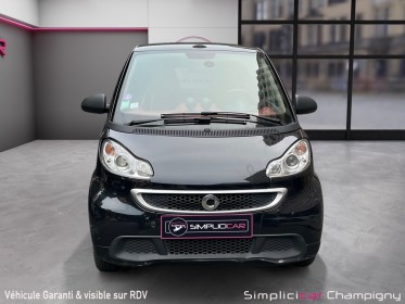 Smart fortwo cabriolet 84 ch cuir rouge - bva -decapotable - cabriolet - cab occasion champigny-sur-marne (94) simplicicar...