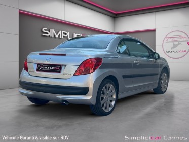 Peugeot 207 cc 1.6 vti 16v 120ch sport occasion cannes (06) simplicicar simplicibike france