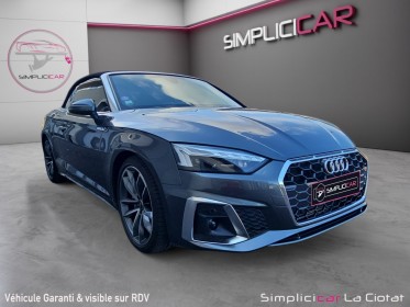 Audi a5 cabriolet 40 tfsi 204 s tronic 7 s line / première main / garantie constructeur 2 ans occasion simplicicar la ciotat...