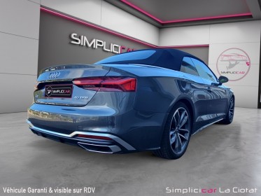 Audi a5 cabriolet 40 tfsi 204 s tronic 7 s line / première main / garantie constructeur 2 ans occasion simplicicar la ciotat...