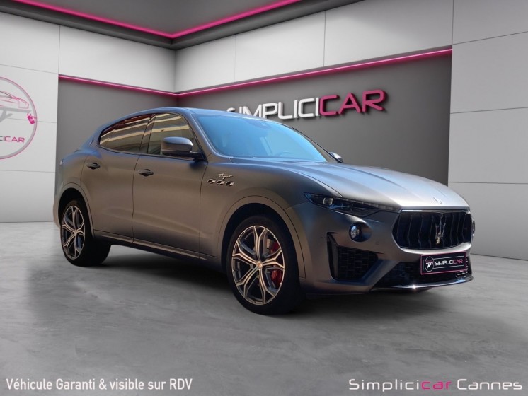 Maserati levante 3.0 v6 bi-turbo 430 s q4 vulcano capot du troféo occasion cannes (06) simplicicar simplicibike france