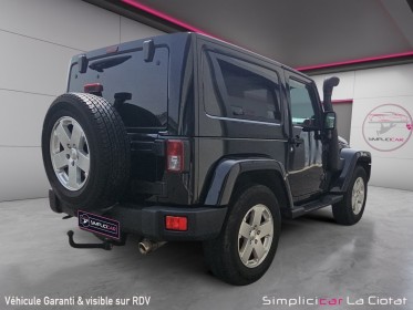 Jeep wrangler 2.8l 200ch crd sahara occasion simplicicar la ciotat simplicicar simplicibike france