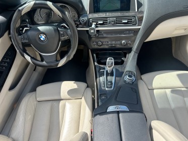 Bmw serie 6 cab f12 luxe 640i 320 ch camera de recul / sieges chauffants// occasion simplicicar orgeval  simplicicar...