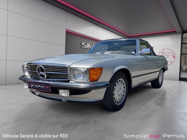 Mercedes  500 sl r107 roadster v8 5.0 i 245 cv occasion simplicicar pertuis  simplicicar simplicibike france