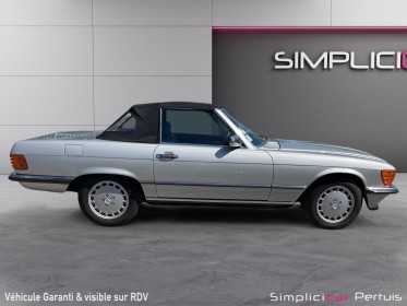 Mercedes  500 sl r107 roadster v8 5.0 i 245 cv occasion simplicicar pertuis  simplicicar simplicibike france