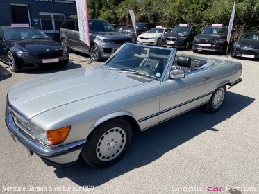 Mercedes  500 sl r107 roadster v8 5.0 i 245 cv occasion simplicicar pertuis  simplicicar simplicibike france