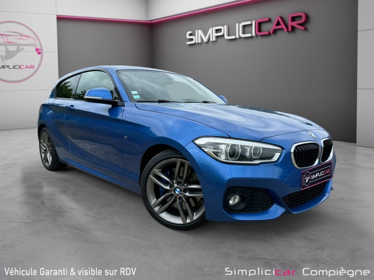 Bmw serie 1 f21 lci 118i 136 ch m sport - shadow line - révision faite - suivi bmw occasion simplicicar compiegne...