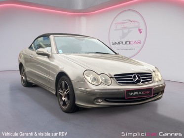 Mercedes classe clk cabriolet 200 avantgarde occasion cannes (06) simplicicar simplicibike france