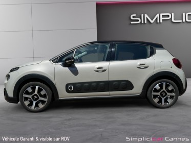 Citroen c3 c3 puretech 110 ch ss eat6 shine occasion cannes (06) simplicicar simplicibike france