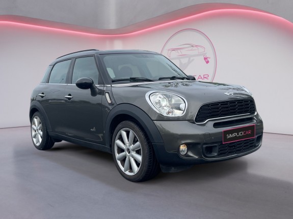 Mini countryman r60 sd 143ch all4  pack red hot chili a / cuir / gps / boite auto occasion simplicicar orgeval  simplicicar...