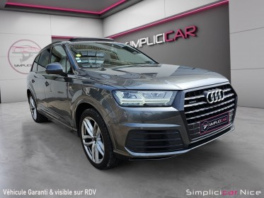 Audi q7 3.0 v6 tdi diesel 218 tiptronic sline quattro 7 places occasion  simplicicar vaucresson nice - pfvauto simplicicar...