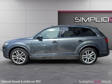 Audi q7 3.0 v6 tdi diesel 218 tiptronic sline quattro 7 places occasion  simplicicar vaucresson nice - pfvauto simplicicar...