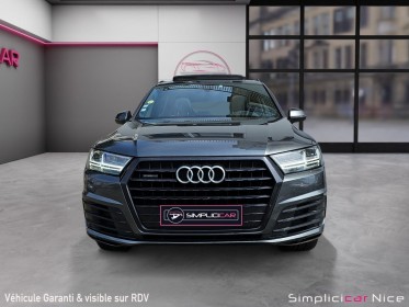 Audi q7 3.0 v6 tdi diesel 218 tiptronic sline quattro 7 places occasion  simplicicar vaucresson nice - pfvauto simplicicar...