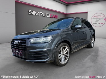 Audi q7 3.0 v6 tdi diesel 218 tiptronic sline quattro 7 places occasion  simplicicar vaucresson nice - pfvauto simplicicar...