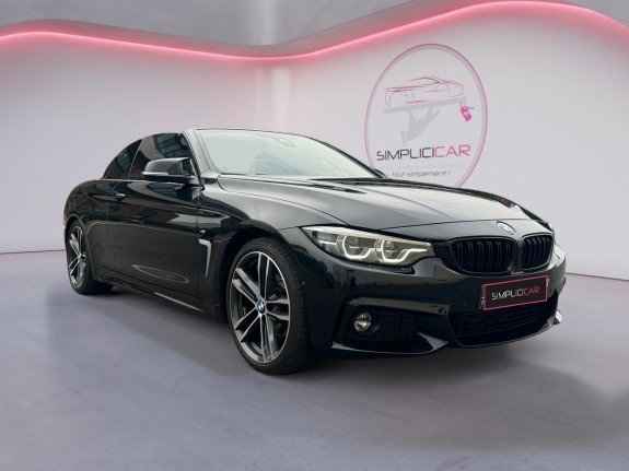 Bmw serie 4 cabriolet f33 lci 420d 190 ch bva8 m sport/camera 360/harman kardon occasion simplicicar orgeval  simplicicar...