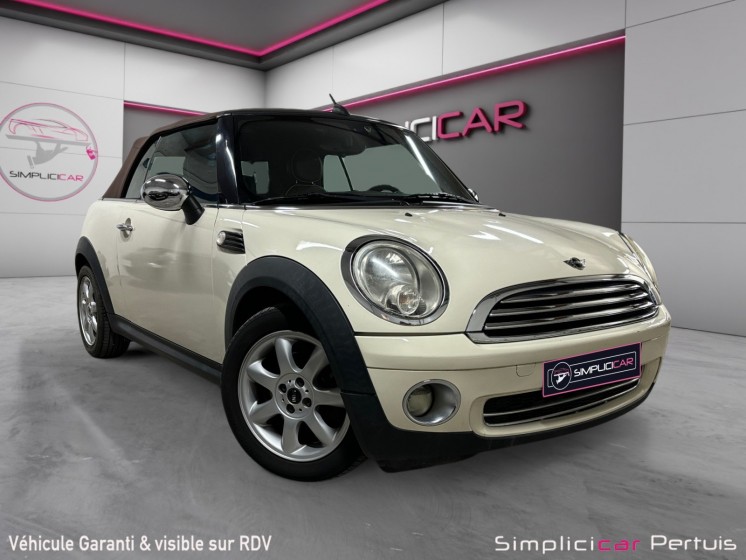 Mini cooper cabriolet 1.6 120 ch moteur 80.000km occasion simplicicar pertuis  simplicicar simplicibike france