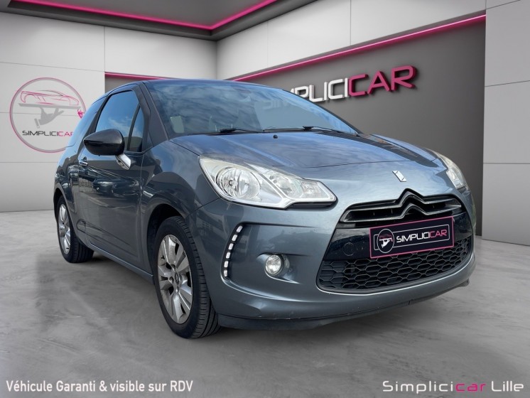 Citroen ds3 hdi 90 fap airdream so chic occasion simplicicar lille  simplicicar simplicibike france