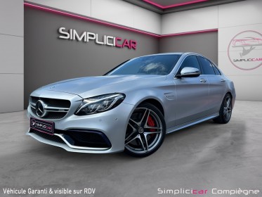 Mercedes classe c 63 amg s v8 bi-turbo 510ch -  faible km - immat fr - occasion simplicicar compiegne simplicicar...