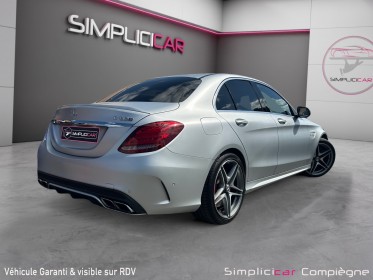 Mercedes classe c 63 amg s v8 bi-turbo 510ch -  faible km - immat fr - occasion simplicicar compiegne simplicicar...